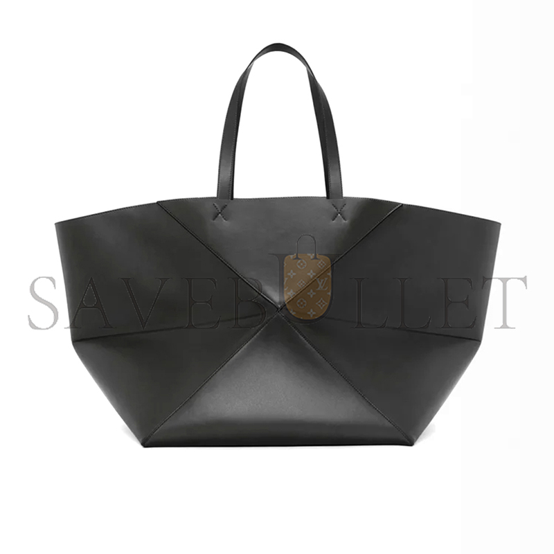 L0ew* xxl puzzle fold tote in shiny calfskin b510pfmx01 (73*36.6*36.5cm)